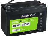 Bateria Green Cell LIFEPO4 12V 12,8V 100AH