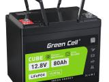 Bateria Green Cell LIFEPO4 12V 12,8V 80AH