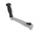 Manivela Winch de Aluminio com Travaõ e Manivela de Velocidade - 20cm